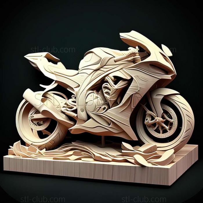 3D мадэль Kawasaki Ninja ZX 6R (STL)